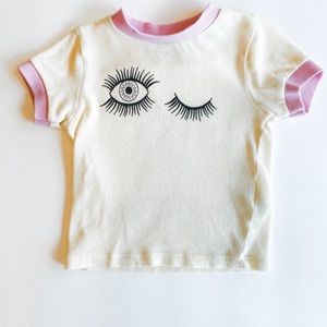 Rowdy Sprout Cream Wink Tee